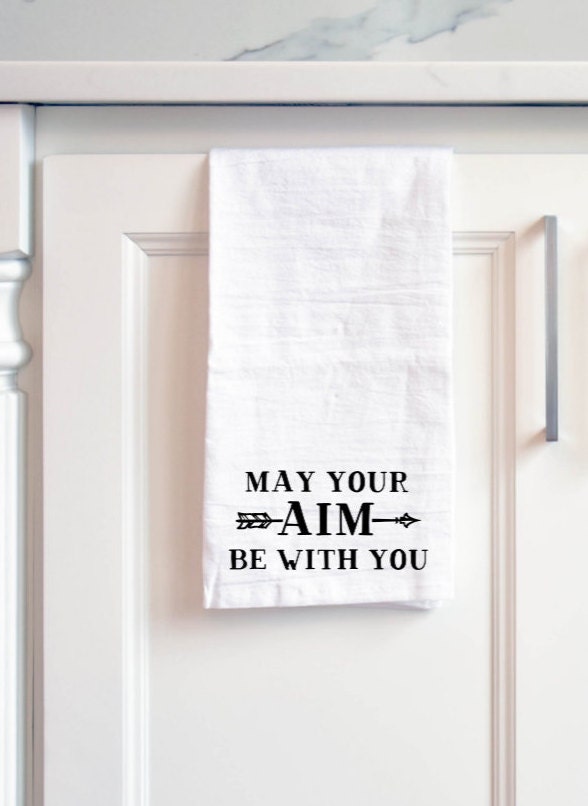 Funny Boys Bathroom Hand Towel Funny Half Bath Hand Towel Etsy