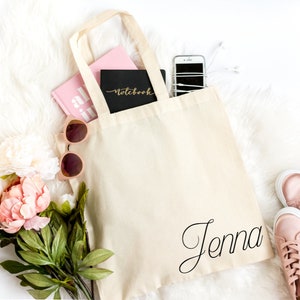 Borse di tela per damigella d’onore, regali per damigella d’onore, borsa shopping in tela personalizzata, borsa personalizzata, proposta per damigella d’onore, addio al nubilato, bomboniera damigella d’onore