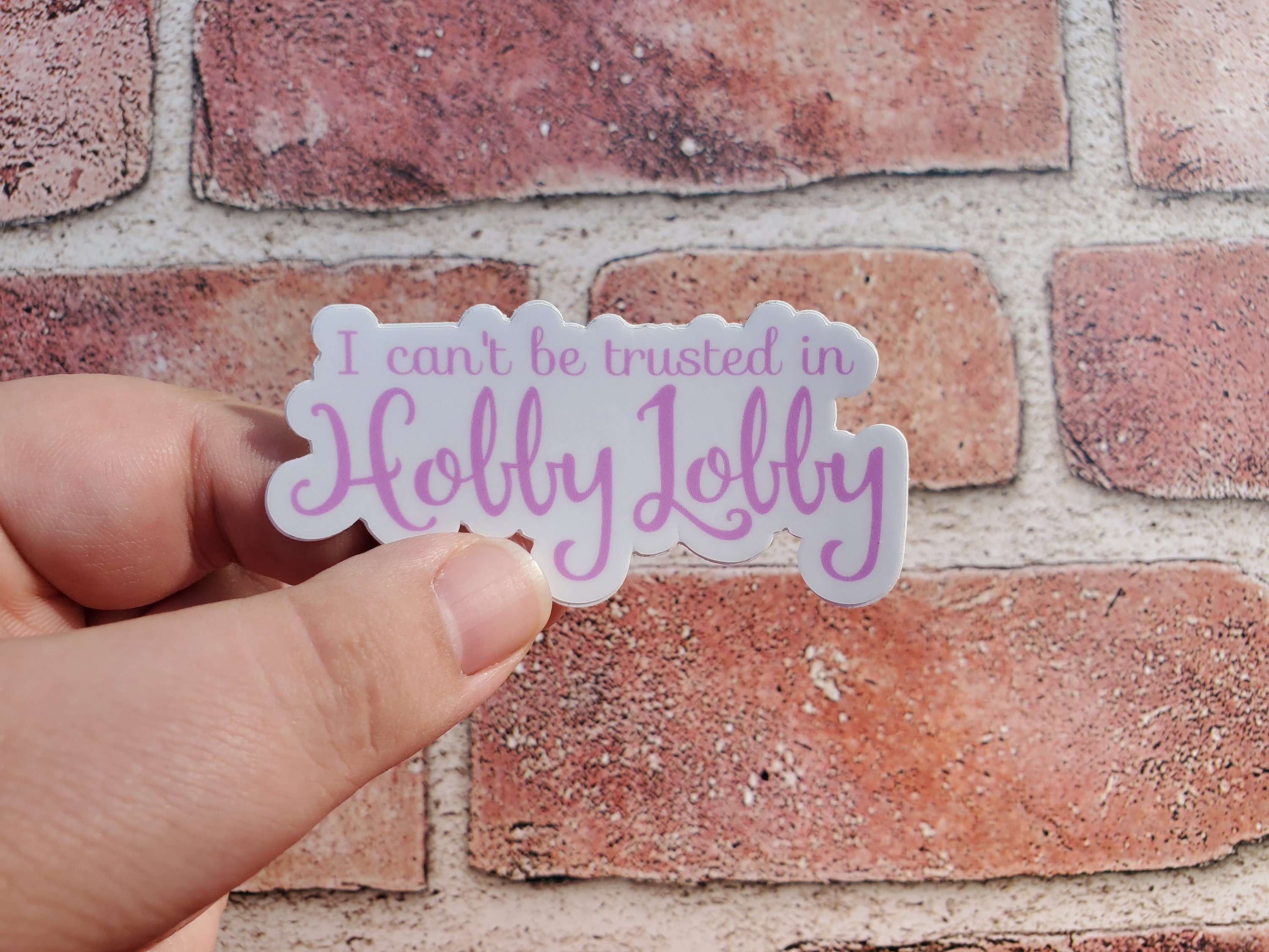 Hobby Lobby Welcome Stickers