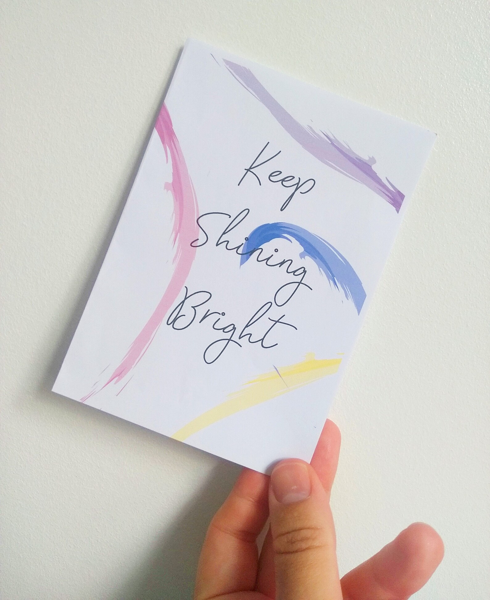 Personalisable Custom Greetings Card Multiple Colour Options Etsy UK