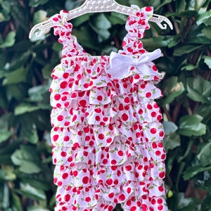 Cherry romper baby cheap