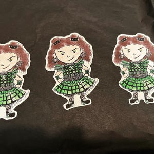 SIX Op muziek geïnspireerde stickers: Anne Boleyn