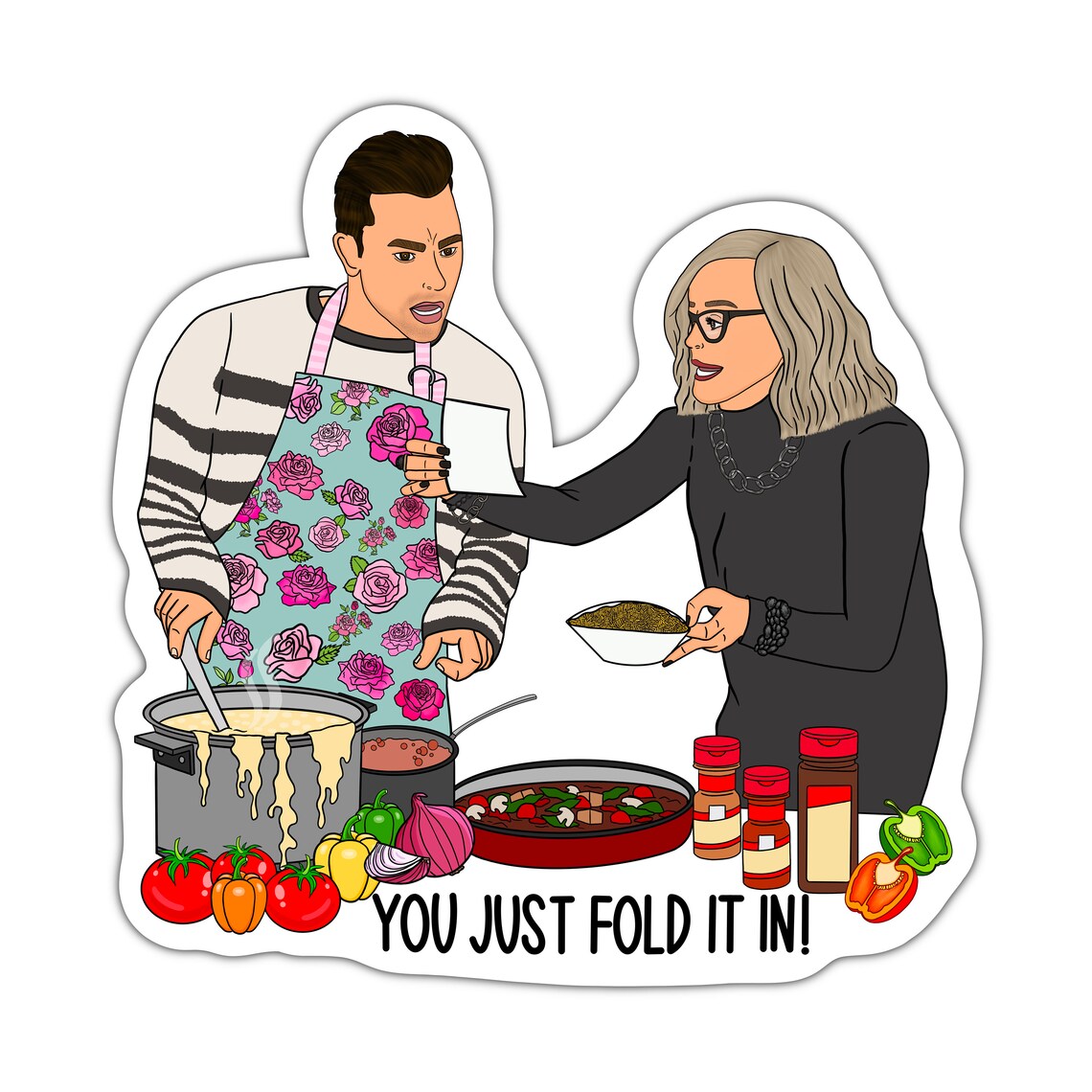 Fold in the Cheese Schitt's Creek Inspired MATTE Finish Etsy