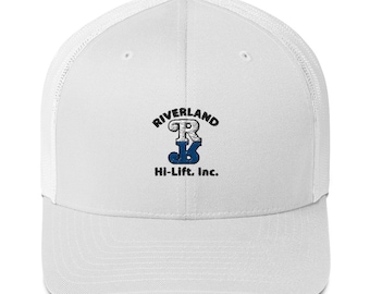 Riverland Hi Lift inc Trucker Cap - Gary Plauche replica EMBROIDERED logo