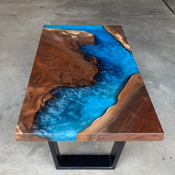 Epoxy Resin Coffee Table Etsy