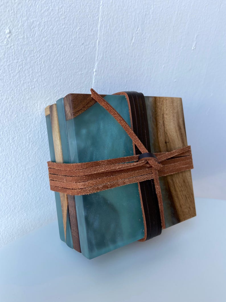 Epoxy Coasters - Etsy