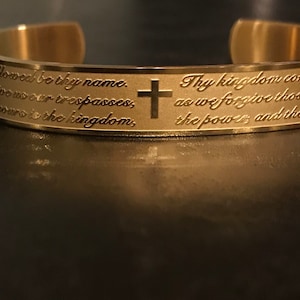 Our Father Prayer Bracelet | Gifts for Him | Gifts for Her | Catholic | Communion