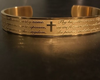 Our Father Prayer Bracelet | Gifts for Him | Gifts for Her | Catholic | Communion