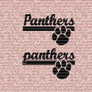 Panthers en Paw SVG