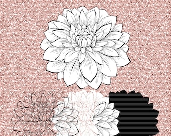 Free Free Dahlia Flower Svg Free 823 SVG PNG EPS DXF File