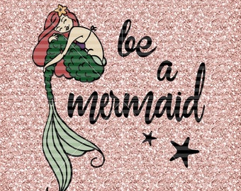 Be a Mermaid SVG