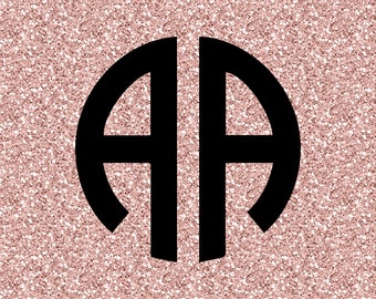 GREEK Circle Monogram SVG