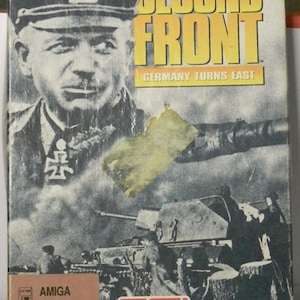 Second Front Germany Turns East - Commodore Amiga Big Box 1991 Retro Game - z7