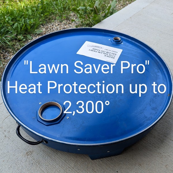 Fire pit, Heat Shield, Grass guard, Fire Pit Base, Amicus "Lawn Saver Pro", Multi surface safe