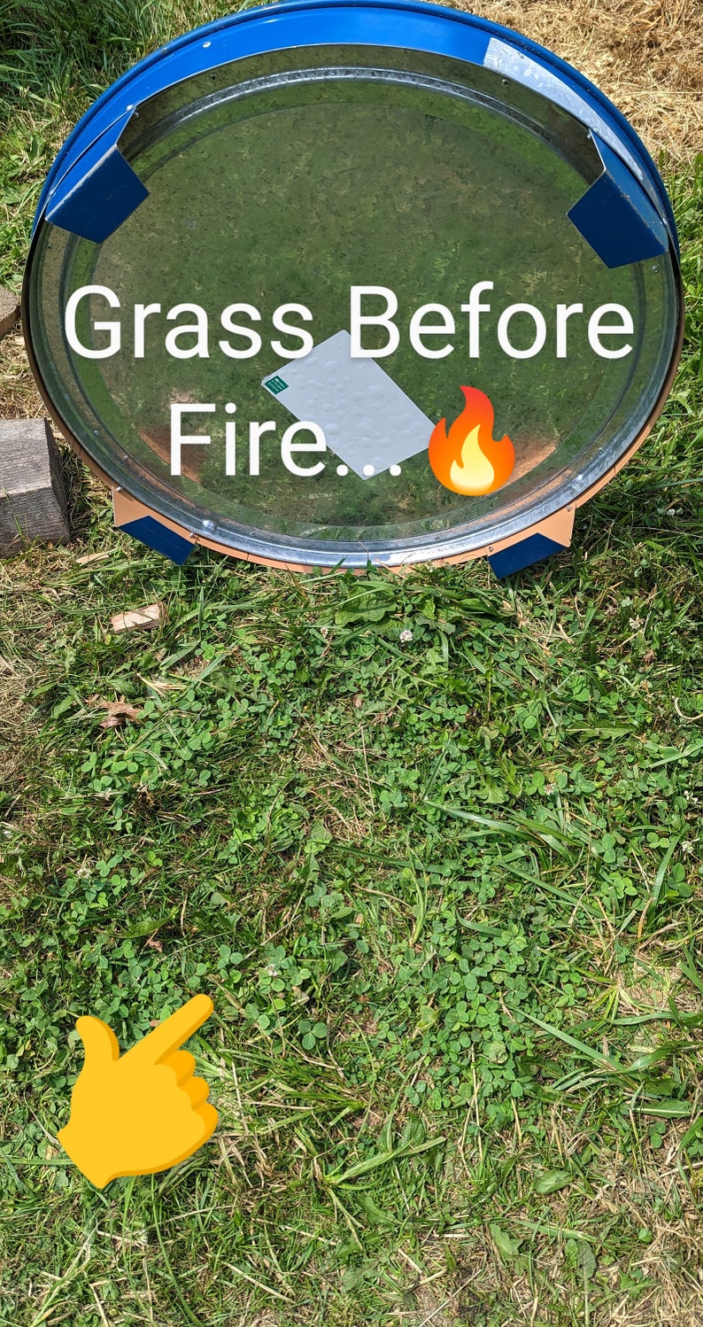 Smokeless Fire Pit/Ring Base by Amicus friendly. Superior Heat Protection. We're the Friendly choice. Grass/Deck/Patio Friendly Bild 5