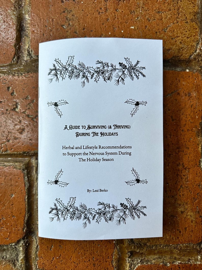 A Guide to Surviving (&thriving) During the Holidays Herbal and ...