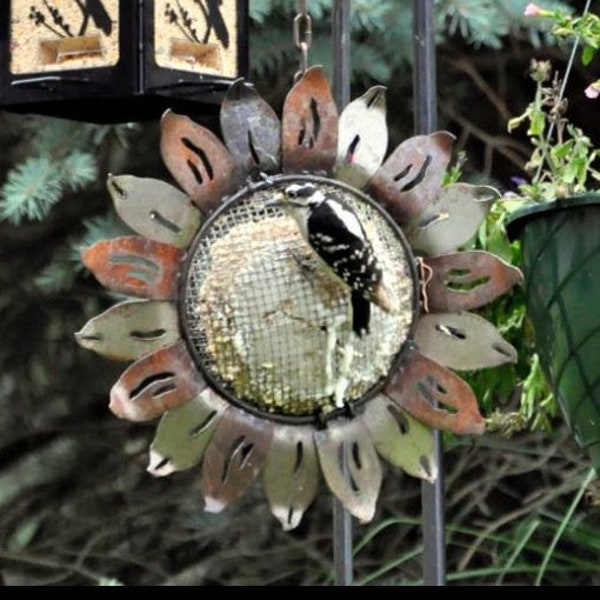 Hanging Sunflower Suet Bird Feeder *Free Shipping*