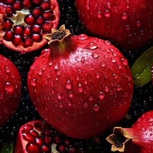 10 SEEDS Punica Granatum Rare Dark Red Pomegranate Granada SEEDS For Planting