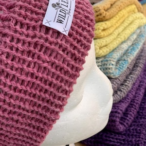 Knit Wool Hats: handmade & naturally dyed