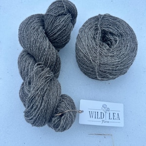 100% Romney Wool DK Natural Colored Yarn