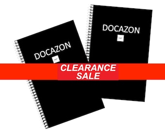 CLEARANCE SALE: DOCAZON H&P | The Perfect Medical History and Physical Exam Notebooks (Spiral, Set of 2)