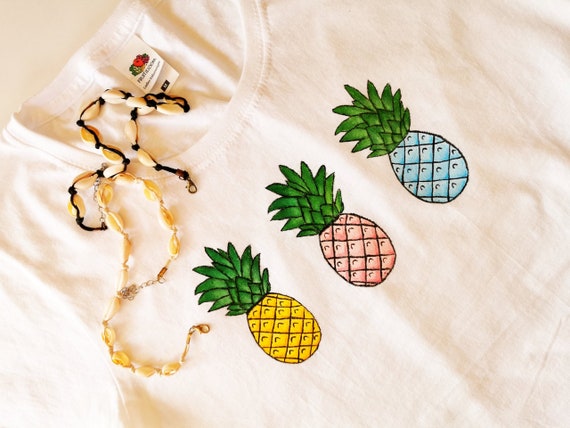 girls pineapple t shirt