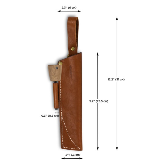 BPS Knives SHBS1 Leather Sheath for Mora 510 Knife and BPS Knives BS1  Leather Sheath Compact Sheath Leather for Mora Knives Leather Case 