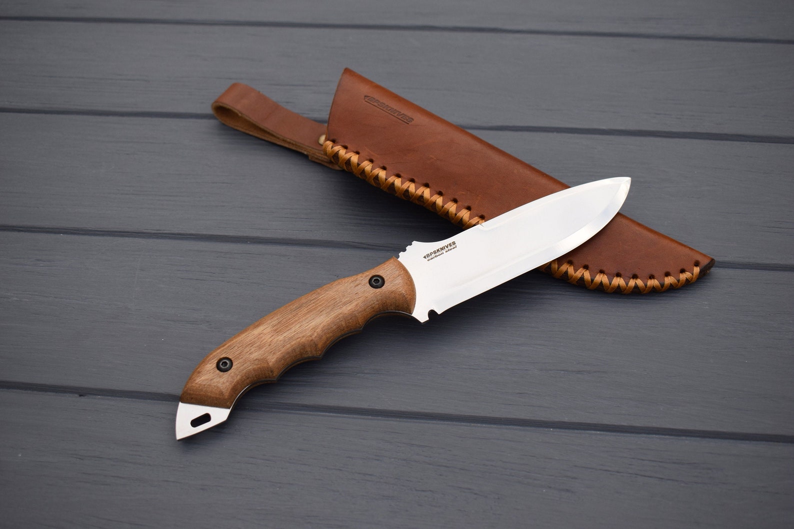 Bushcraft hunting knife BPS Knives full tang hunting knife Etsy