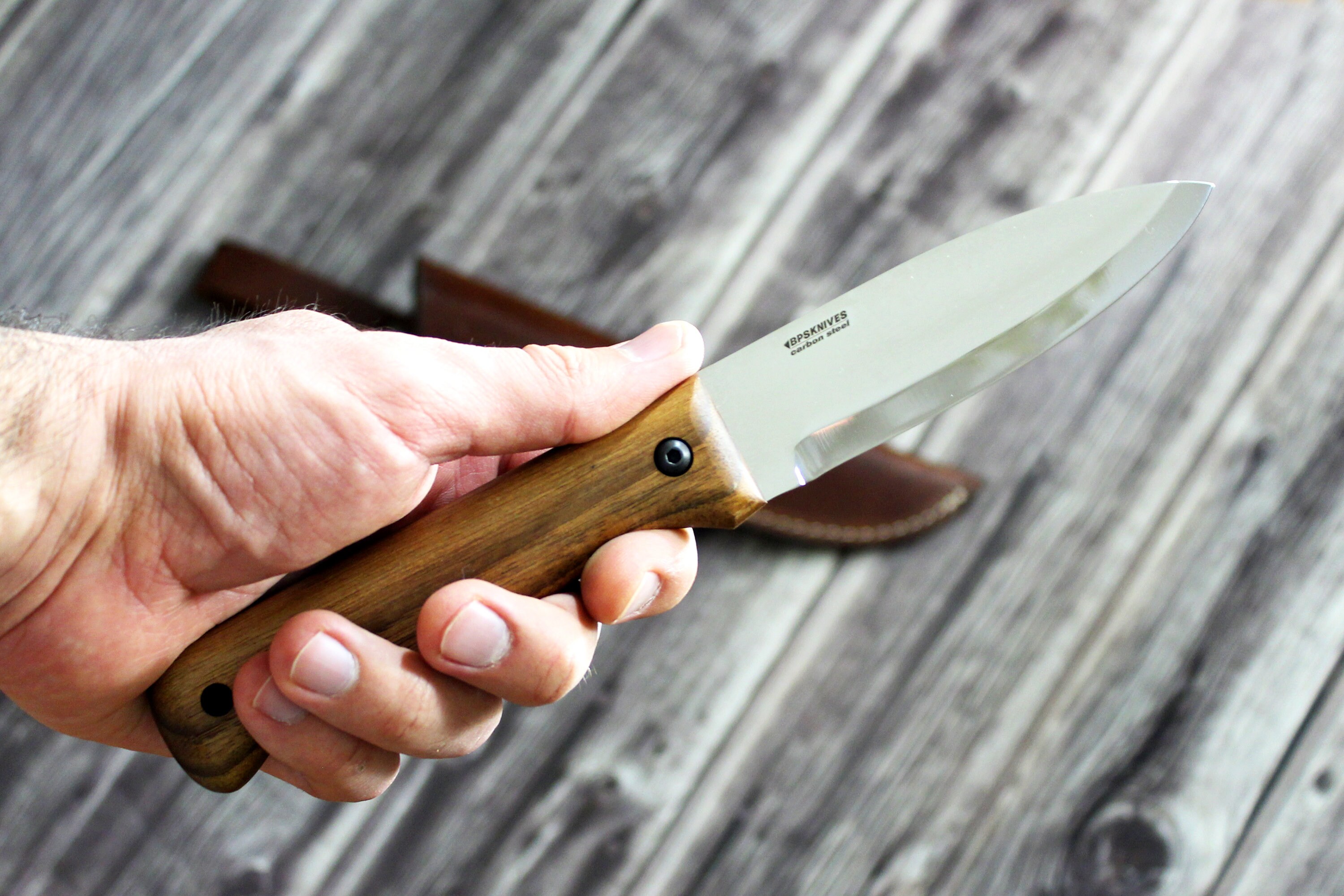 BPS Knives B1CS Bushlore Carbon Steel Full Tang Knife Etsy