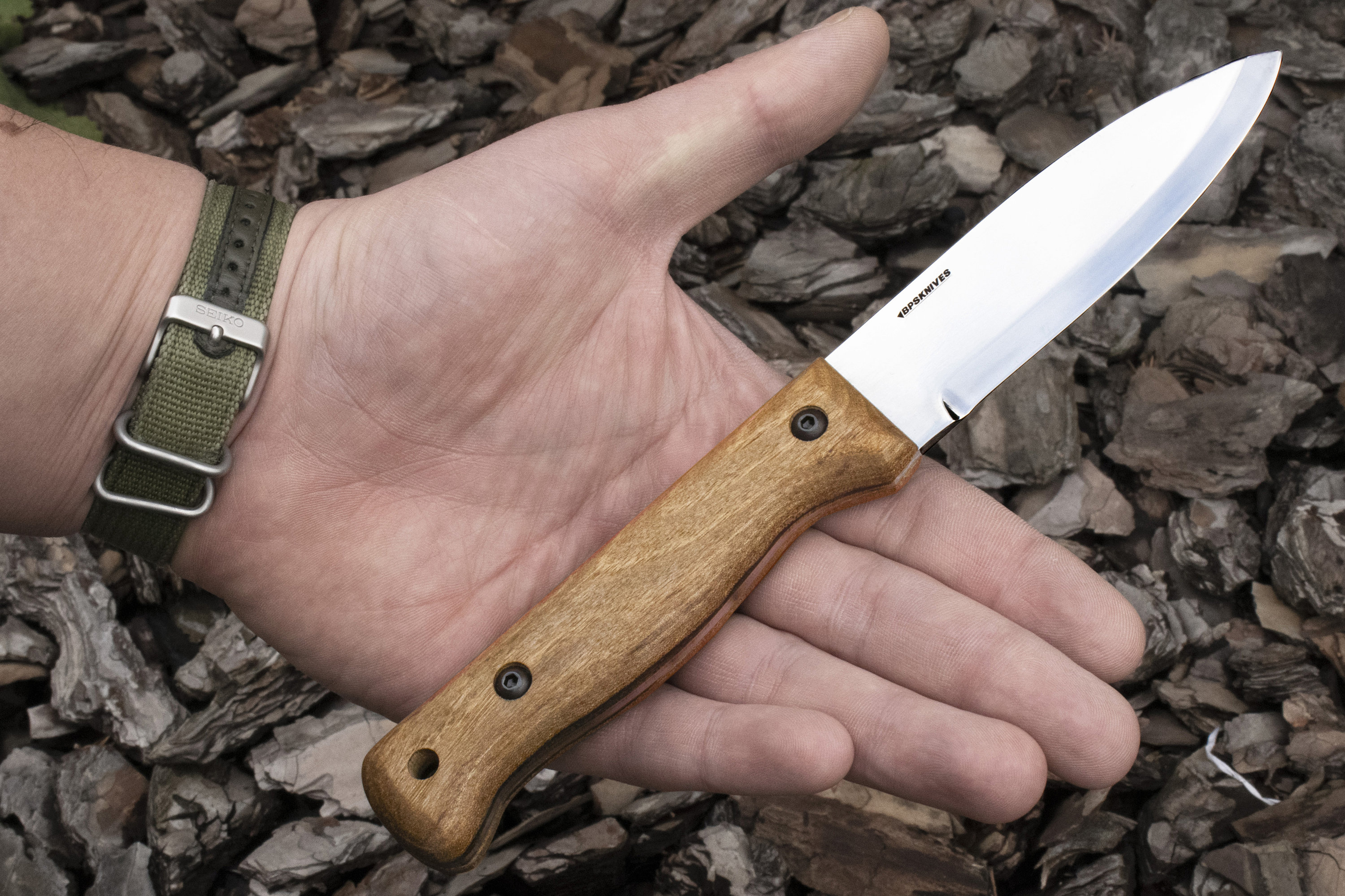 BPS Knives B1S Woodlore Knife Bushcraft Knife Full Tang Knife Etsy