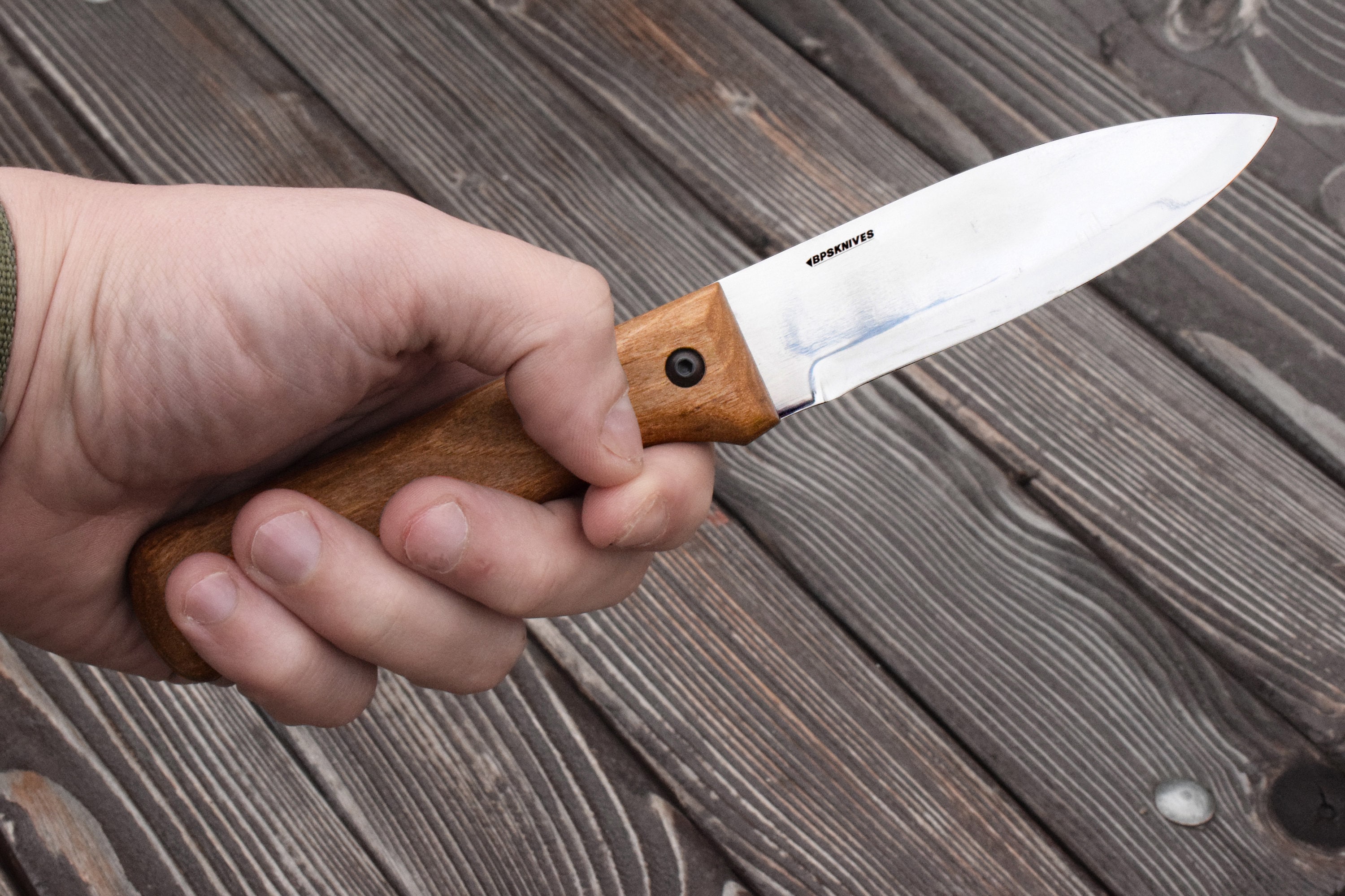 BPS Knives B1S Woodlore Knife Bushcraft Knife Full Tang Knife Etsy
