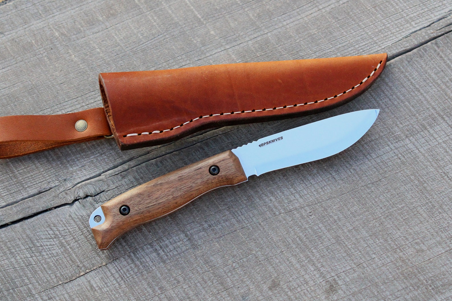 BPS Knives HK1 Hunting Full Tang Knife Made of Stainless Steel Etsy