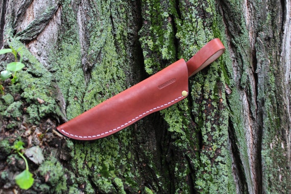 Left Handed Knife Sheath / Excellent Quality Durable Leather Knife