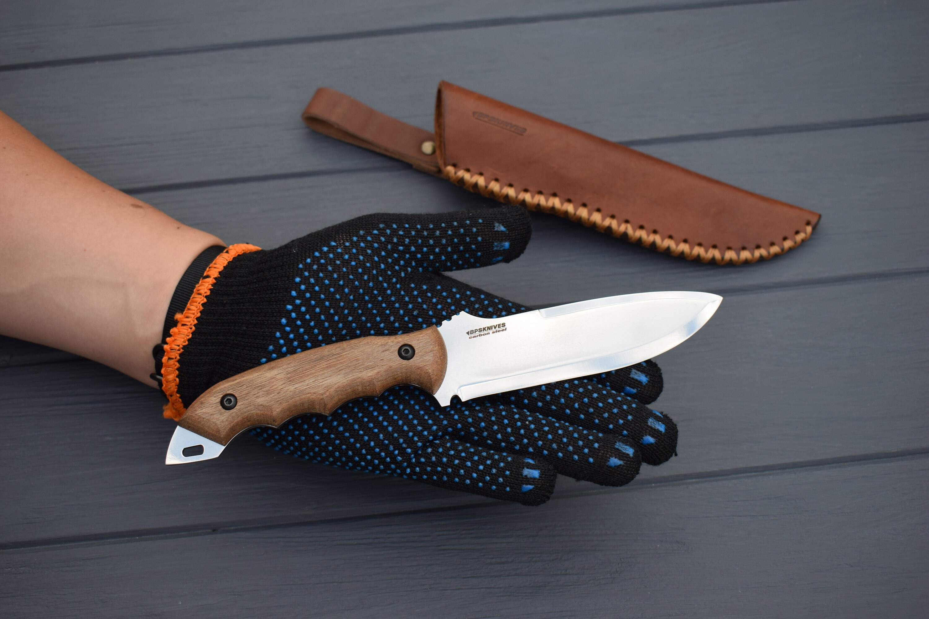 Bushcraft hunting knife BPS Knives full tang hunting knife Etsy