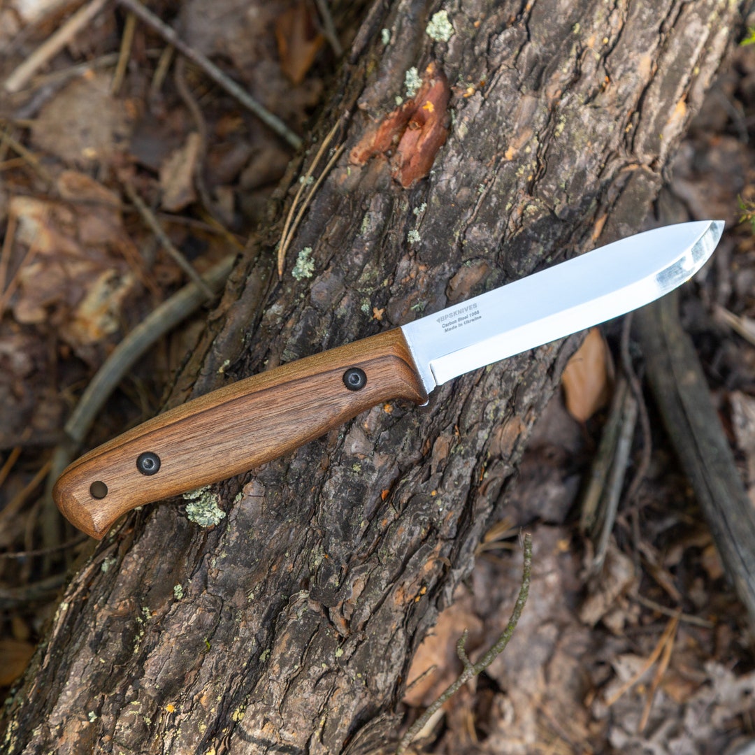 Bushcraft Knife Full Tang Knife Carbon Steel Knife Fixed Blade - Etsy