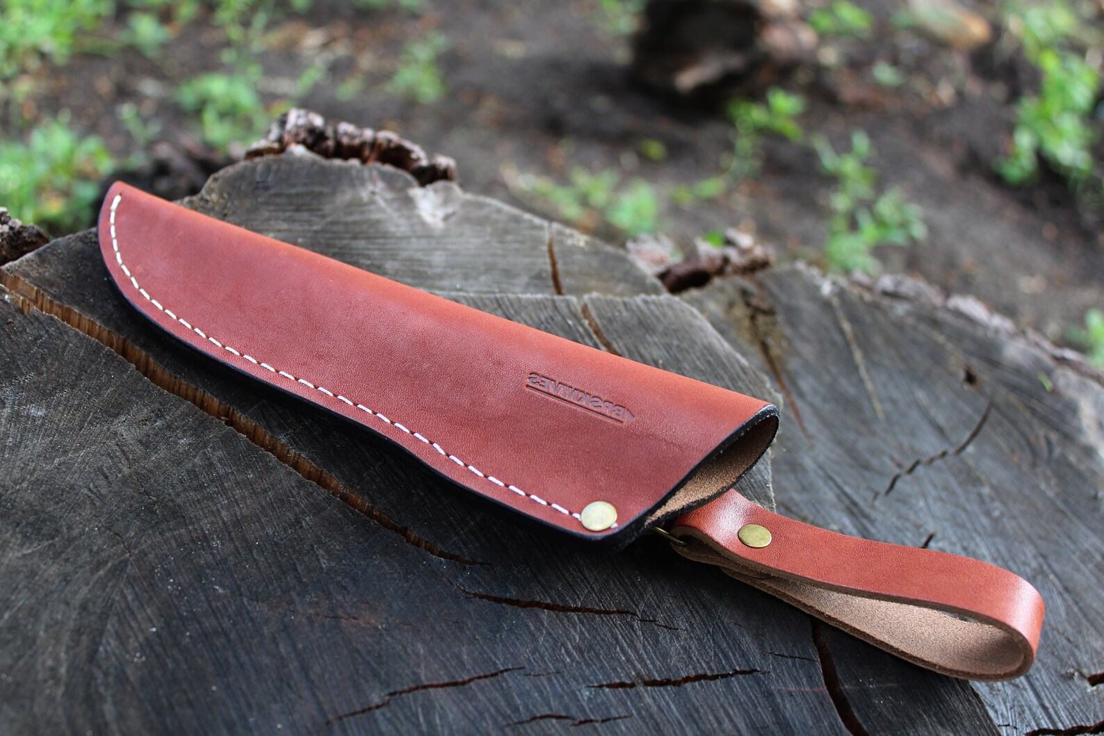 Left Hand Leather Sheath Natural Genuine Leather Sheath for Etsy