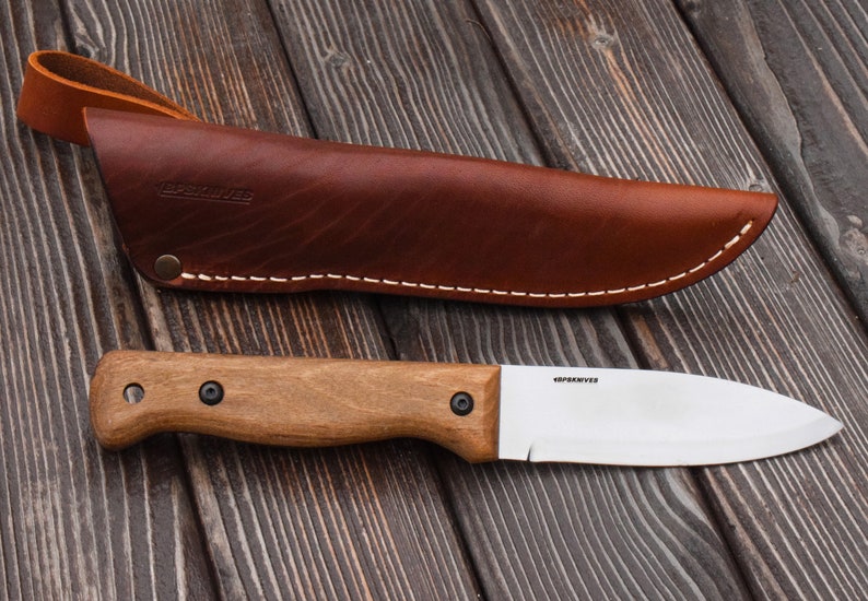 BPS Knives B1S Woodlore Knife Bushcraft Knife Full Tang Knife Etsy