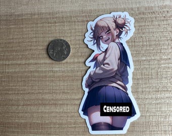 Pegatina de fanart de Knife Girl - Pegatina de waifu - Pegatina de anime - Arte fantástico