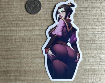 Sticker Fire Princess Turned Away fanart