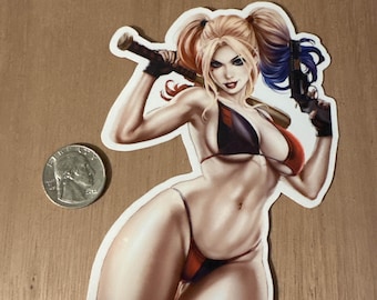 Harlequin Bikini Fanart Sticker