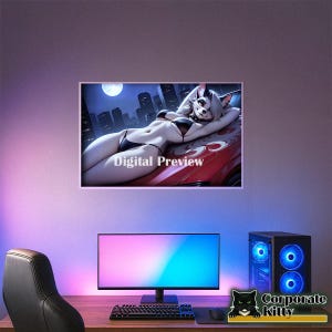 Hellhound Fanart Poster - Waifu Poster- Anime Poster- Fantasy art