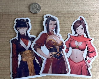 Fire Princess, May and TyLea  - Fanart Sticker pack