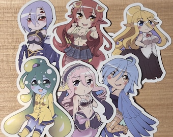 Monster Girls Fanart Aufkleber