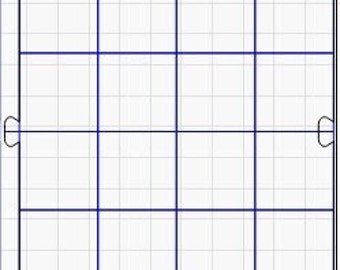 Interlocking Map tiles - 4 x 4 (1 Inch squares) Lightburn file
