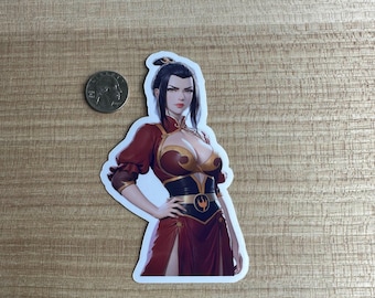 Sticker fanart vuurprinses