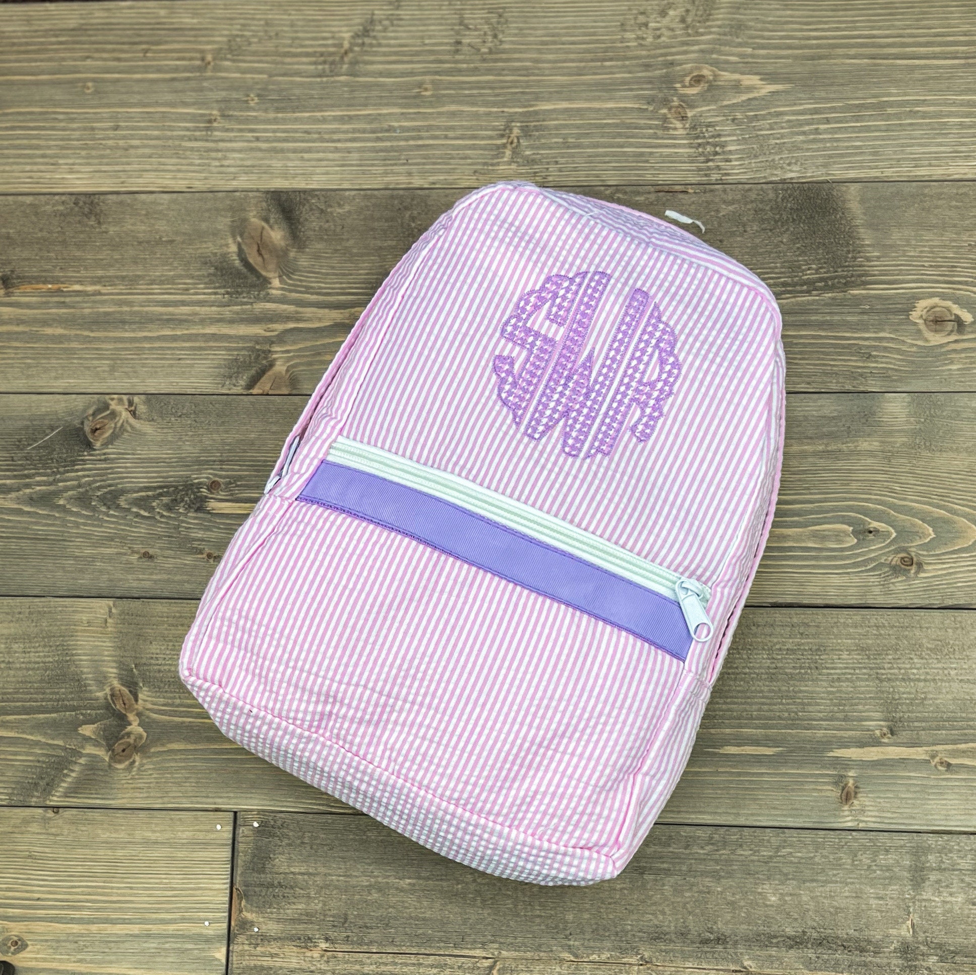 Mint Small Seersucker Backpack – Jojo Mommy