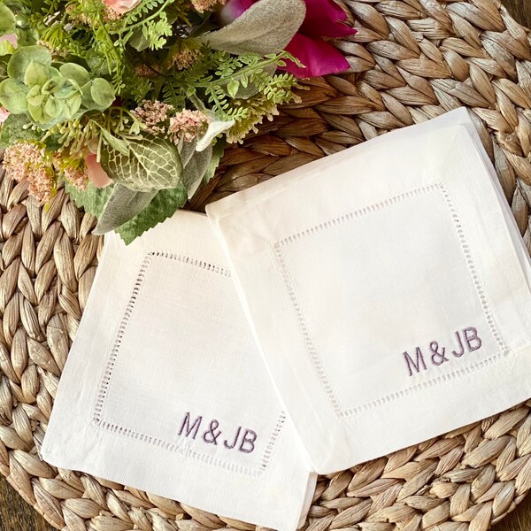 Cocktail Napkins Linen Etsy