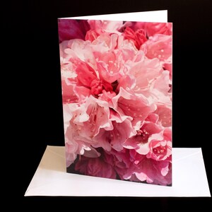 Carte de voeux recyclée A6 Flower Botanicals Photographe fait main