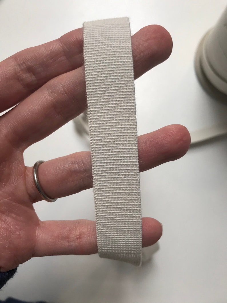 18mm Natural Rubber Organic Cotton Flat Biodegradable Elastic Etsy