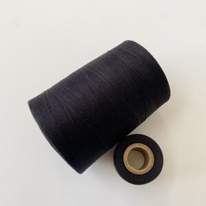 Cellulose String Thread Cellulose Threads - Tex 40 100% Organic Cotton Sewing Thread - Black - Etsy